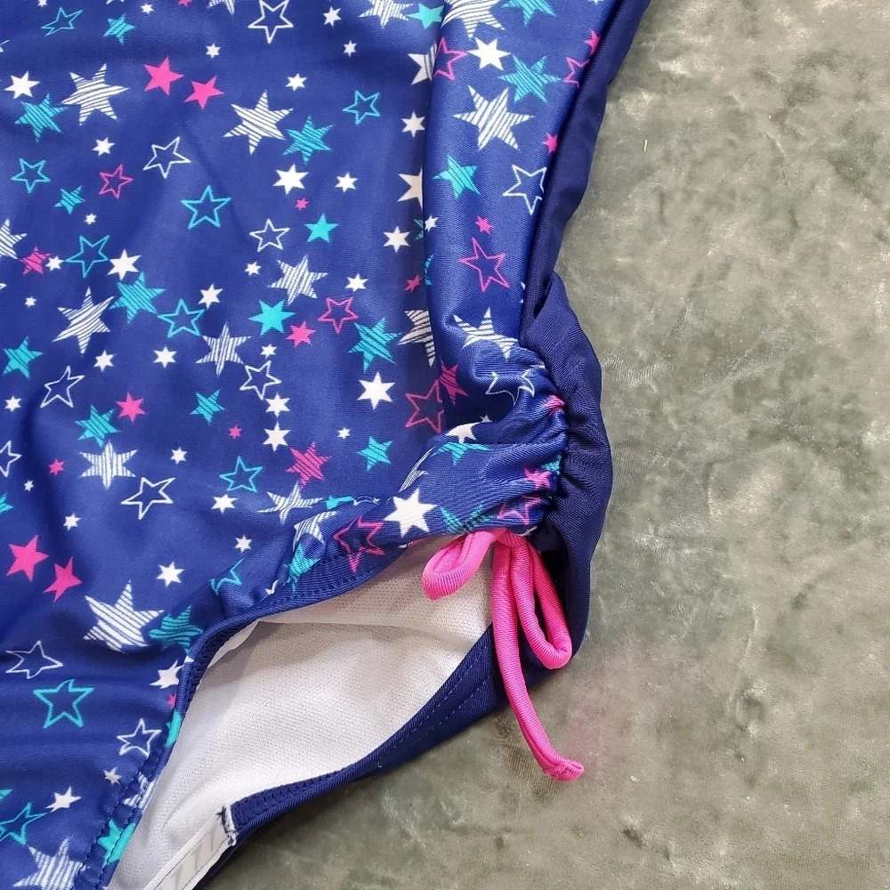 Speedo Girl's Star Print Swimsuit - Picture 3 of 8
